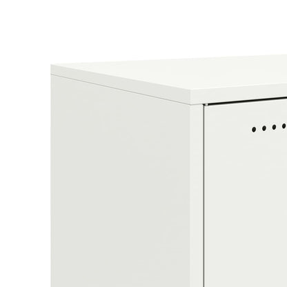 vidaXL Sideboard White 68x39x72 cm Steel