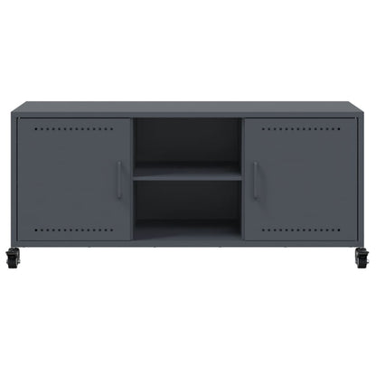 vidaXL TV Cabinet Anthracite 100.5x39x43.5 cm Steel