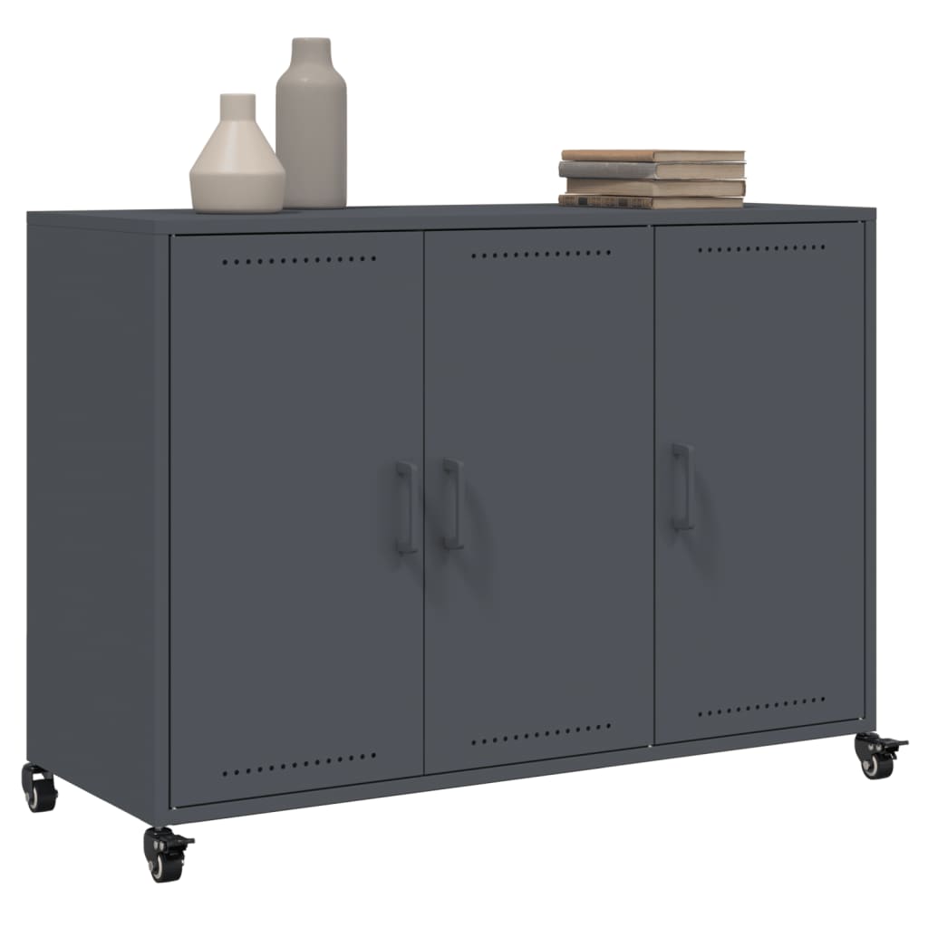 vidaXL Sideboard Anthracite 100.5x39x72 cm Steel