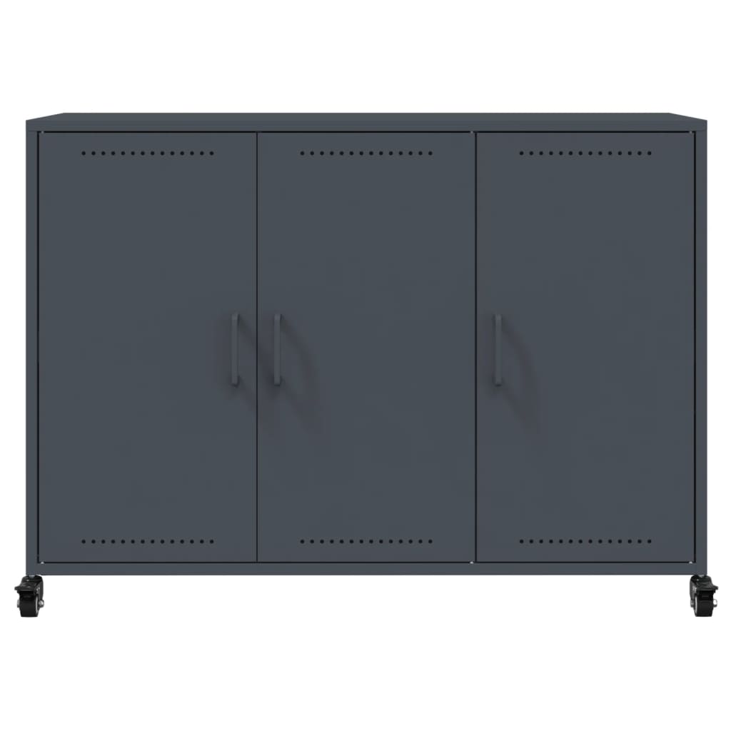 vidaXL Sideboard Anthracite 100.5x39x72 cm Steel