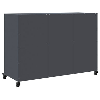 vidaXL Sideboard Anthracite 100.5x39x72 cm Steel