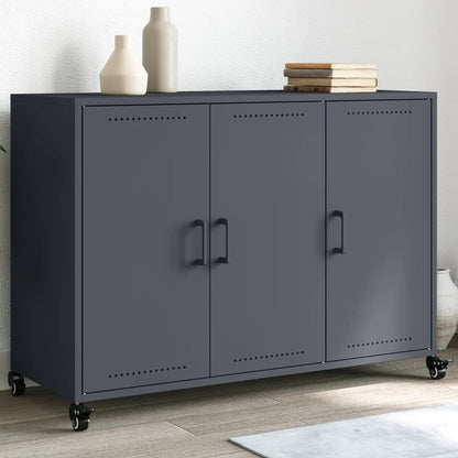 vidaXL Sideboard Anthracite 100.5x39x72 cm Steel