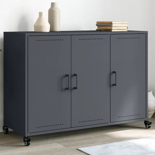 vidaXL Sideboard Anthracite 100.5x39x72 cm Steel