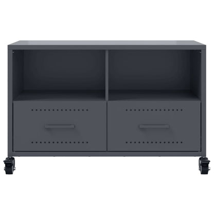vidaXL TV Cabinet Anthracite 68x39x43,5 cm Steel