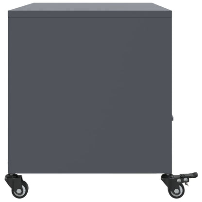 vidaXL TV Cabinet Anthracite 68x39x43,5 cm Steel