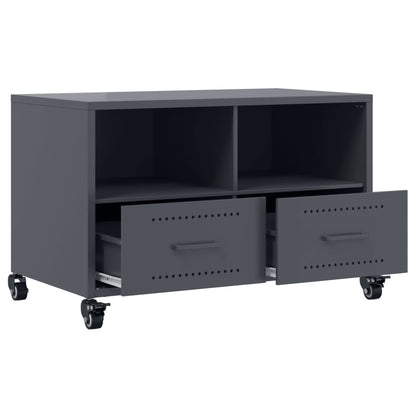 vidaXL TV Cabinet Anthracite 68x39x43,5 cm Steel