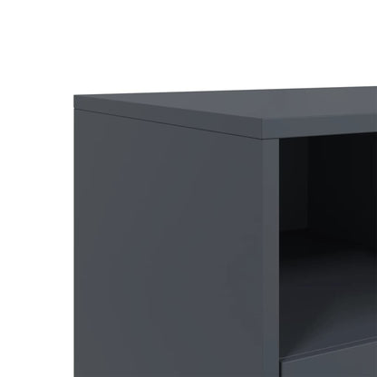 vidaXL TV Cabinet Anthracite 68x39x43,5 cm Steel