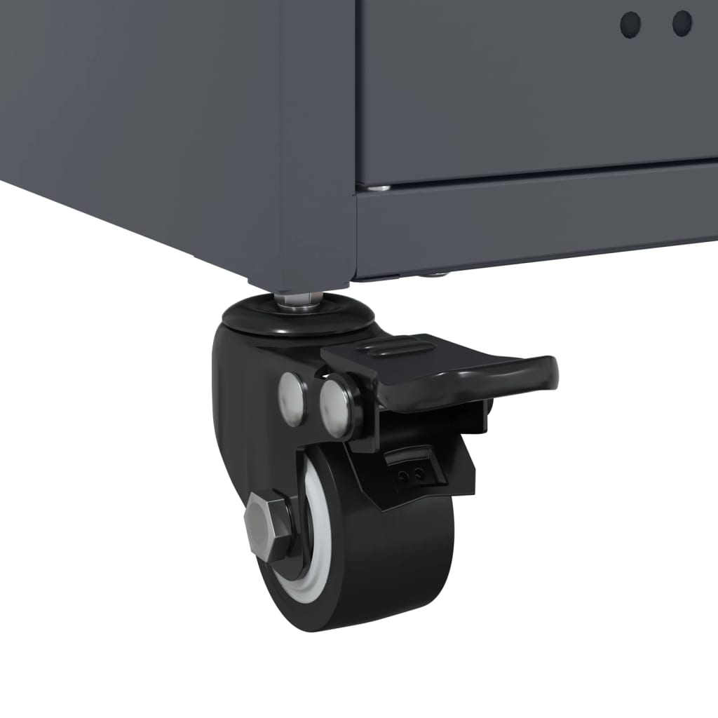 vidaXL TV Cabinet Anthracite 68x39x43,5 cm Steel