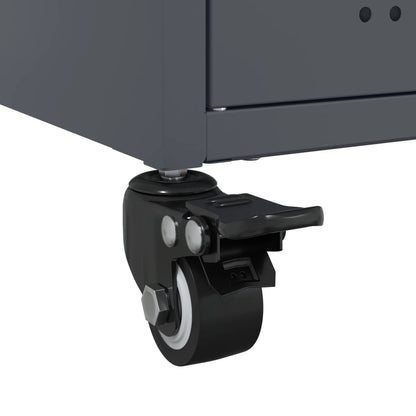 vidaXL TV Cabinet Anthracite 68x39x43,5 cm Steel
