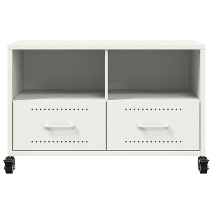 vidaXL TV Cabinet White 68x39x43.5 cm Steel