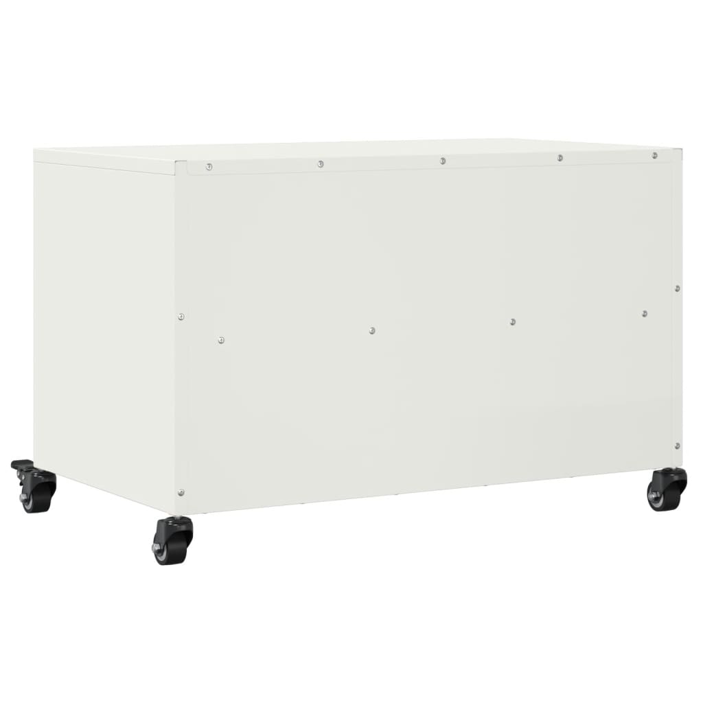 vidaXL TV Cabinet White 68x39x43.5 cm Steel