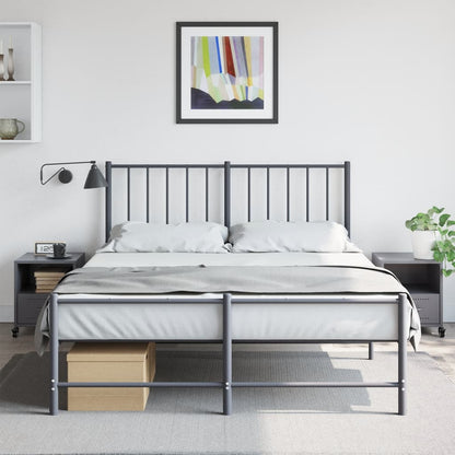 vidaXL Bedside Cabinets 2 pcs Anthracite 36x39x43.5 cm Steel