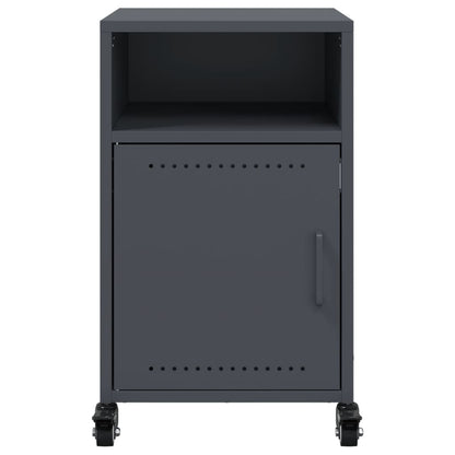 vidaXL Bedside Cabinets 2 pcs Anthracite 36x39x59 cm Steel