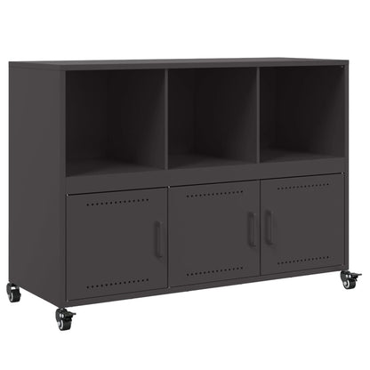 vidaXL Sideboard Black 100,5x39x72 cm Steel