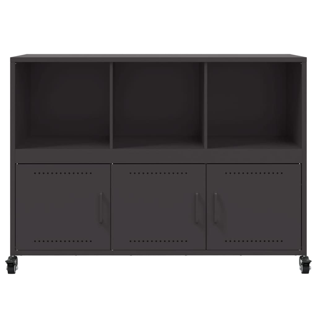 vidaXL Sideboard Black 100,5x39x72 cm Steel