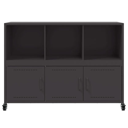 vidaXL Sideboard Black 100,5x39x72 cm Steel