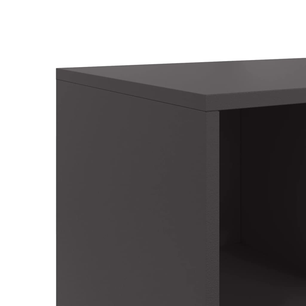 vidaXL Sideboard Black 100,5x39x72 cm Steel