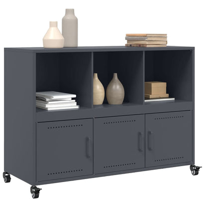 vidaXL Sideboard Anthracite 100.5x39x72 cm Steel