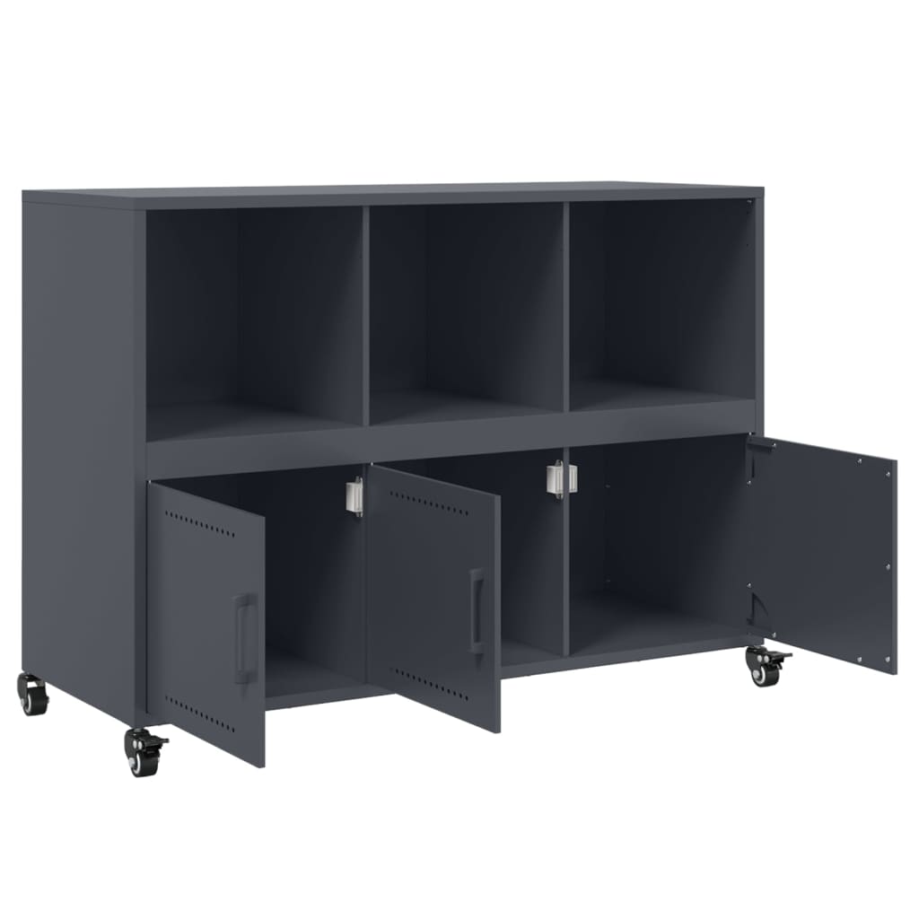 vidaXL Sideboard Anthracite 100.5x39x72 cm Steel