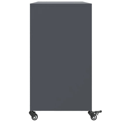 vidaXL Sideboard Anthracite 100.5x39x72 cm Steel