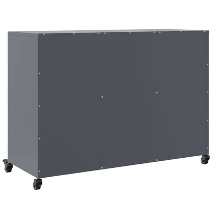 vidaXL Sideboard Anthracite 100,5x39x72 cm Steel