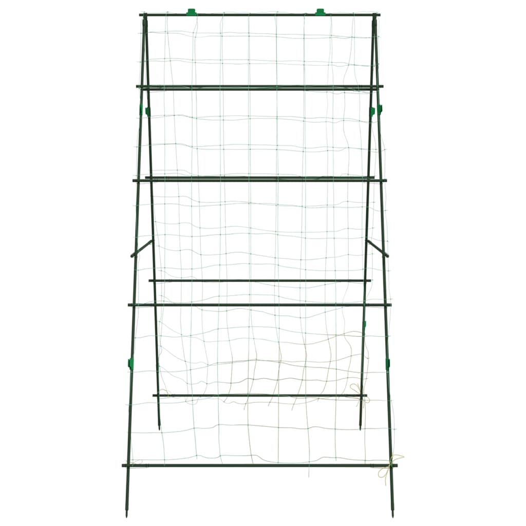 vidaXL Garden Trellis for Climbing Plants A-Frame 99x90x175.5 cm Steel