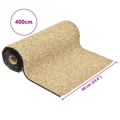 vidaXL Stone Liner Natural Sand 400x60 cm