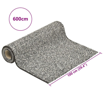 vidaXL Stone Liner Grey 600x100 cm
