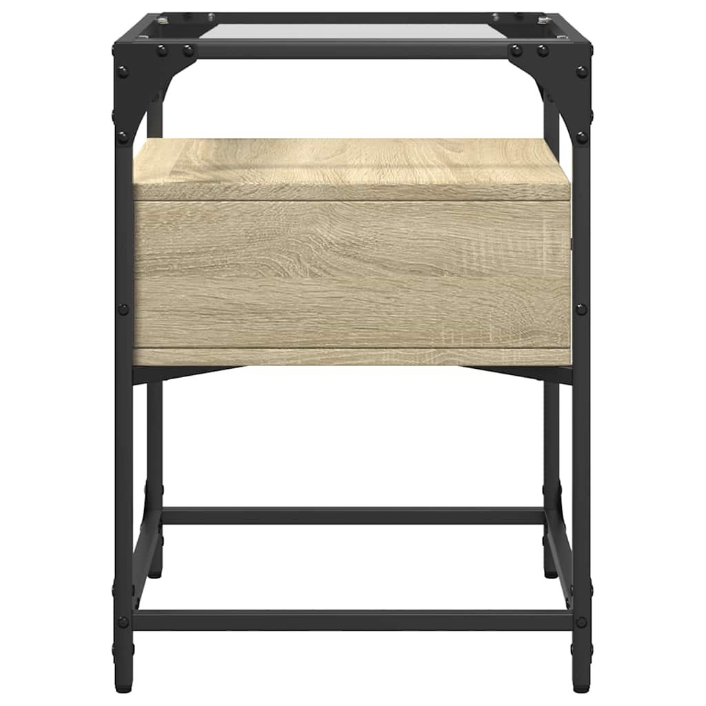 vidaXL Bedside Cabinet Sonoma Oak 40x40x55 cm Engineered Wood