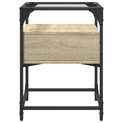 vidaXL Bedside Cabinet Sonoma Oak 40x40x55 cm Engineered Wood