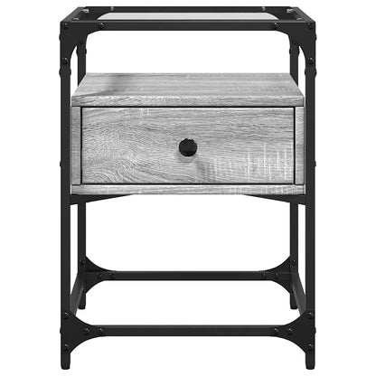 vidaXL Bedside Cabinets 2 pcs Gery Sonoma 40x40x55 cm Engineered Wood