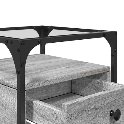 vidaXL Bedside Cabinets 2 pcs Gery Sonoma 40x40x55 cm Engineered Wood