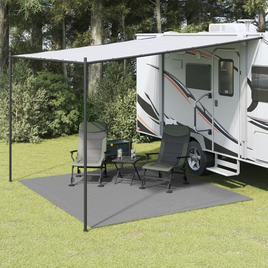 vidaXL Tent Carpet Anthracite 3x3 m