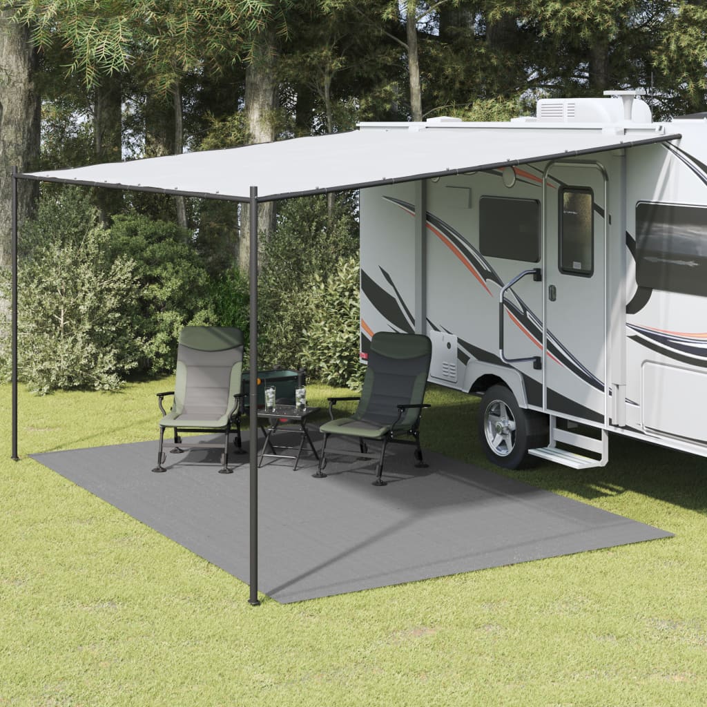 vidaXL Tent Carpet Anthracite 5x3 m