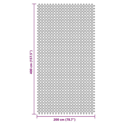 vidaXL Tent Carpet Blue 4x2 m
