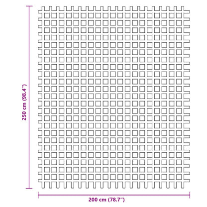 vidaXL Tent Carpet Blue 2.5x2 m
