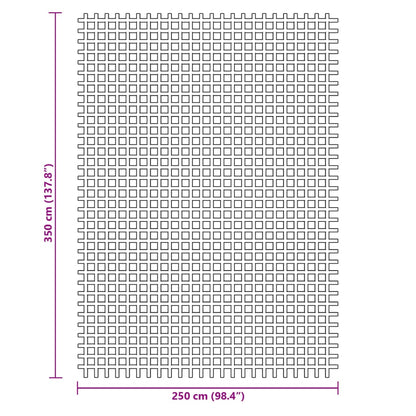 vidaXL Tent Carpet Green 3.5x2.5 m