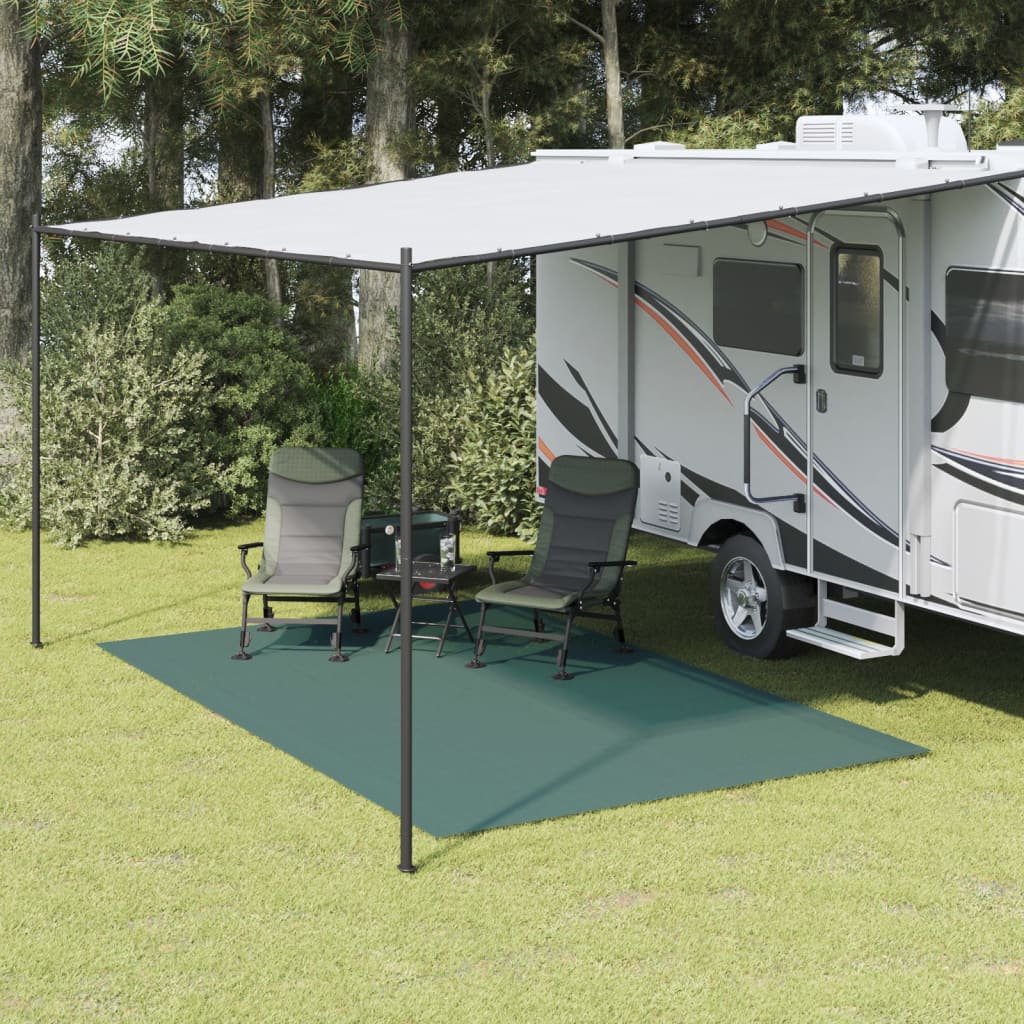 vidaXL Tent Carpet Green 4x2.5 m