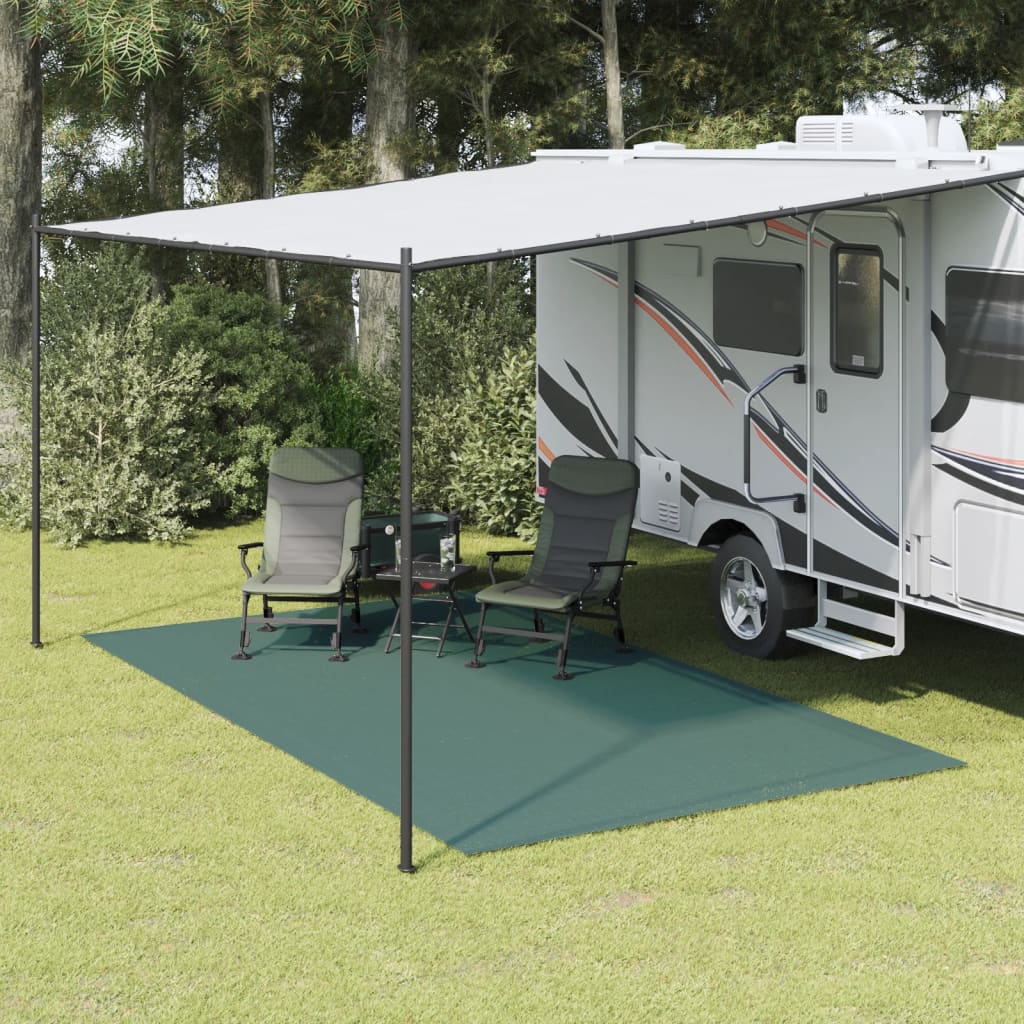 vidaXL Tent Carpet Green 4.5x2.5 m