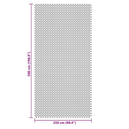 vidaXL Tent Carpet Green 5x2.5 m