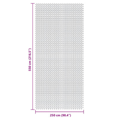 vidaXL Tent Carpet Green 5.5x2.5 m