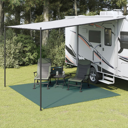 vidaXL Tent Carpet Green 3x3 m