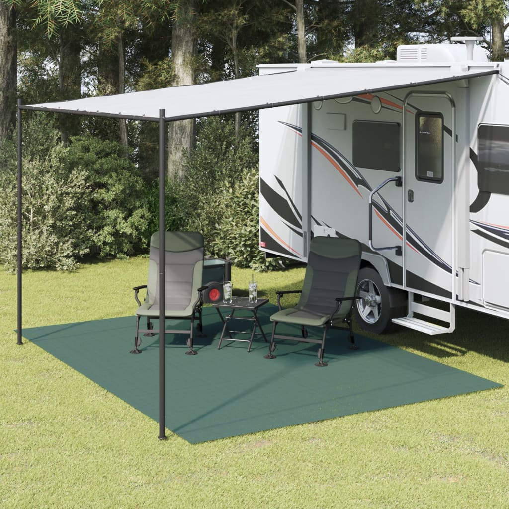 vidaXL Tent Carpet Green 4x3 m