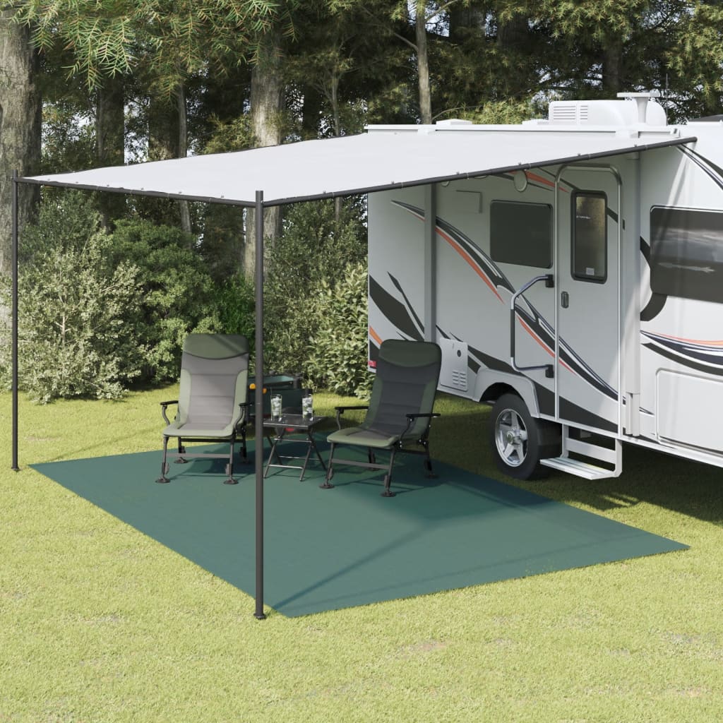 vidaXL Tent Carpet Green 5x3 m