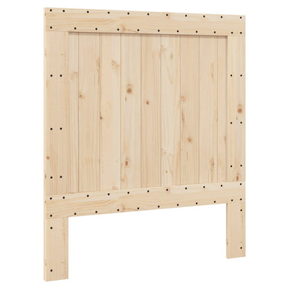 vidaXL Bed Frame | Natural Pine | Solid Pinewood | Single size | Durable