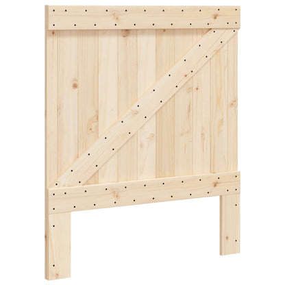 vidaXL Bed Frame | Natural Wood | Solid pinewood | Single | Durable | Bed Frame