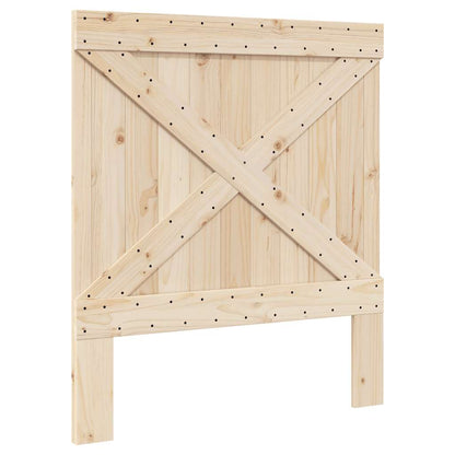 vidaXL Bed Frame | Natural Wood | Solid pine wood | Single | Sturdy | Bed Frame