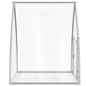 vidaXL Rabbit Cage Silver 100x105x120 cm Galvanised Steel