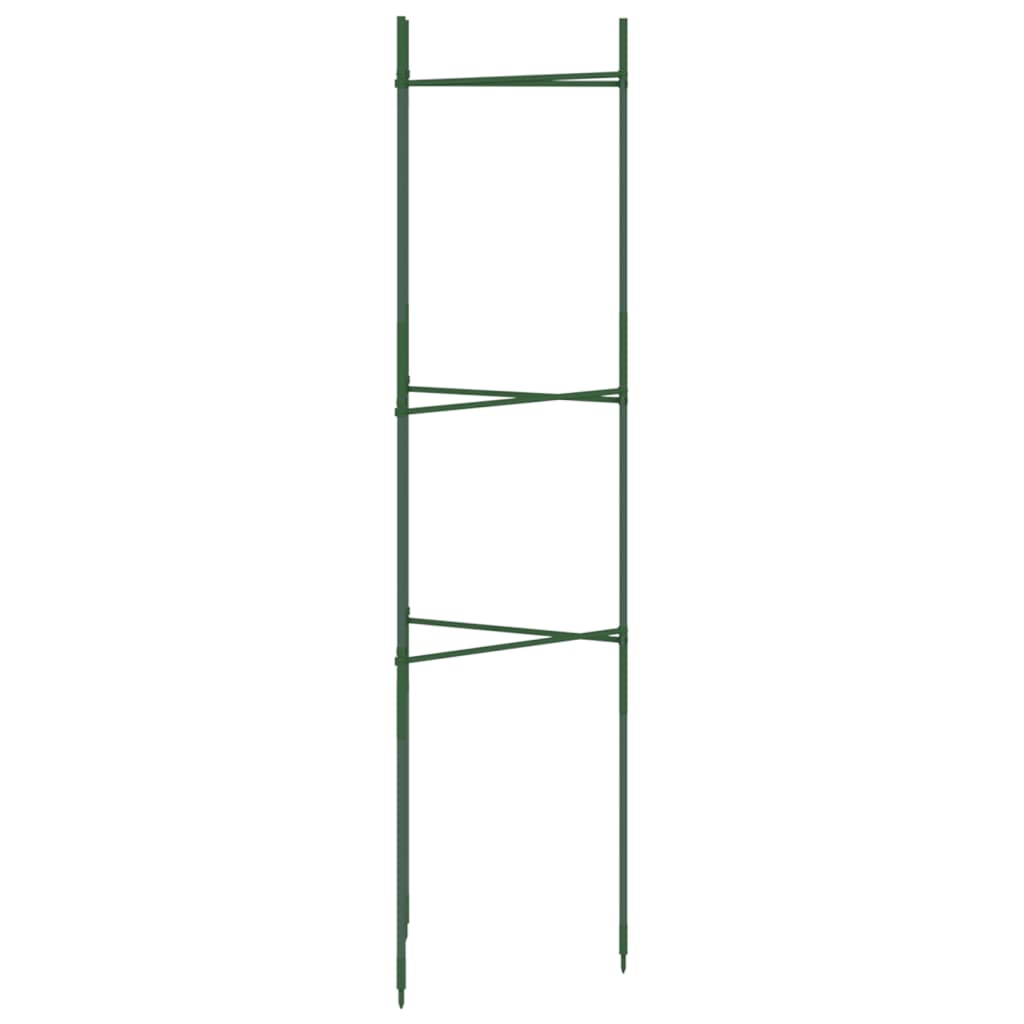 vidaXL Tomato Cages 4 pcs 116 cm Steel and PP