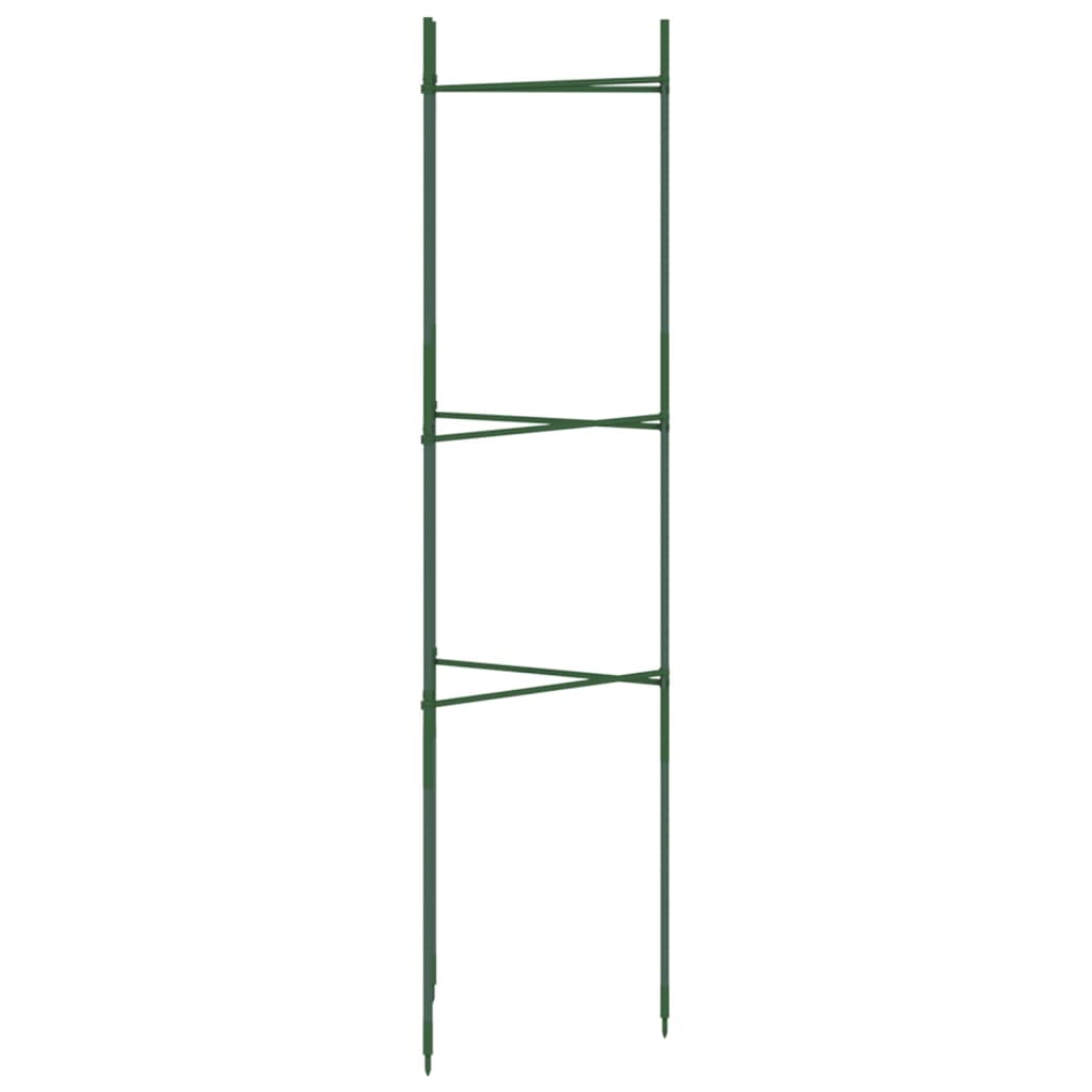 vidaXL Tomato Cages 6 pcs 116 cm Steel and PP